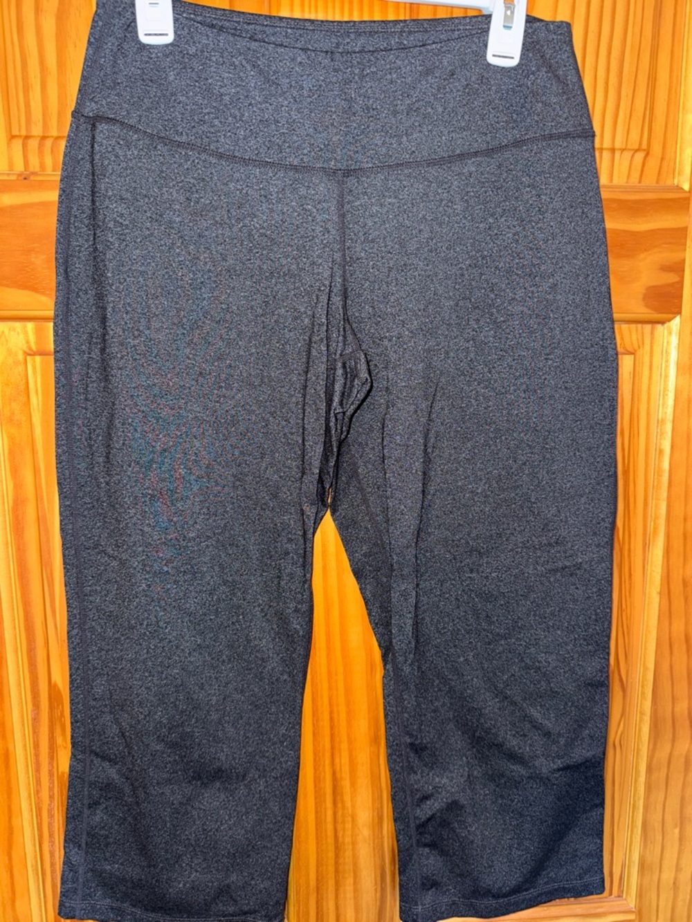 Prana Gray Capri Bootcut Leggings M High Rise Yoga Pants